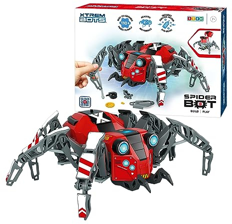 Xtrem Bots - Spider Bot | Roboter Kinder Ab 8 Jahre Oder Mehr | Roboter Kinder Einfach Und Lustig | 110 Teile | Spielzeug Zu Reiten