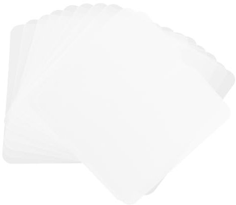 minkissy 6pcs Hair Extension Pads Heat Shield Guards for Hair Extension Bonding, Square Glue Protector Templates for Hair Extension Using