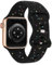 BEEXI Sport Strap Compatible with Apple Watch 42mm 40mm 38mm 41mm Breathable Silicone Double Hole Band for iWatch Strap Series 10 9 8 7 6 5 4 3 2 1/SE, Black