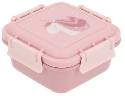 Tutete Lunchbox für Kinder, 780 ml – Lunchbox für die Schule, luftdicht, mikrowellen- und spülmaschinenfest, ideal für Park, Picknick und Schule, BPA-frei, sicherer Verschluss | Magical Unicorn