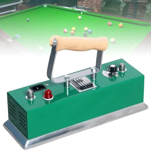 GLDWEY Bügeleisen für Billardtischdecke, Bürste für Billardtisch mit einstellbarer Temperatur von 30 cm, Zubehör für thermostatisches Billard, Schnell-Billarddecke