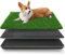 STARROAD-TIM 50X60 CM Dog Grass Pad with Tray for Indoor/Outdoor Large Dog Potty Training Reusable Dog Training Pads with tray Grass Pee Pads for Dogs with Tray is Reusable and Easy to Clean