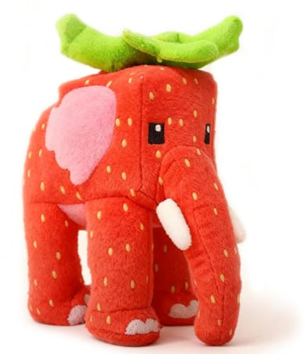 Dlishka Steal A Brainrot Plush,Cute Italian Toy Tralalero Shark Plush Funny Stuffed Animal Gifts For Fans,Perfect Soft Plushies Toy For Decoration And Collection (Strawberry elephant)