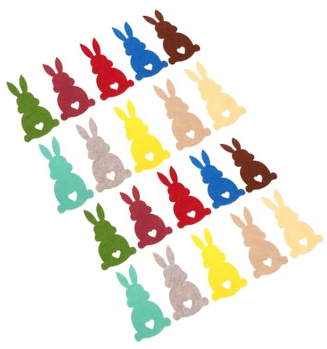 MUELODSIC Kaninchen Geldhalter aus Filz Handliche Kinder Münzaufbewahrung Farbenfrohes Frühlingsfest Partygeschenk für Festtagstisch Deko und Kleine Überraschungen