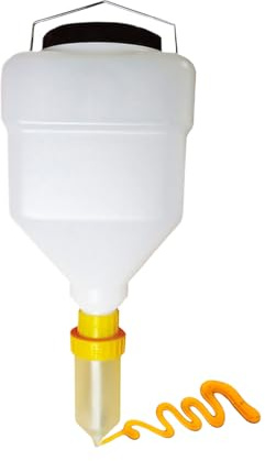 Lpoppcx Dispensador De Ketchup | Recipiente Antigoteo y Compacto,Botellas Exprimibles De Salsa Condimentada 3.5 Litros - Para Cocina Hogar Barbacoa Buffet Restaurante Ensalada Y Condimentos