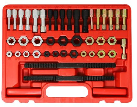CTA Tools 8240 Universal 53-Piece Rethreading Set, RED