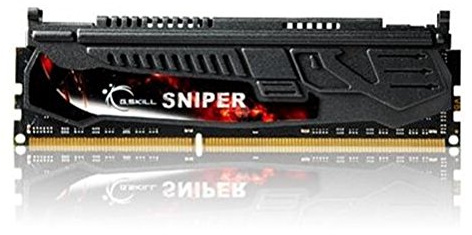 G.Skill Sniper Series Memory Arbeitspeicher 16GB (1600MHz, 240-polig, 4X 4GB, CL9) DIMM DDR3-RAM Kit