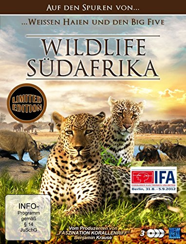 Wildlife Südafrika - Auf den Spuren von weissen Haien und den Big Five [3 DVDs]