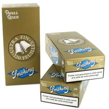 Smoking Blättchen Gold Regular x25 Pack 3