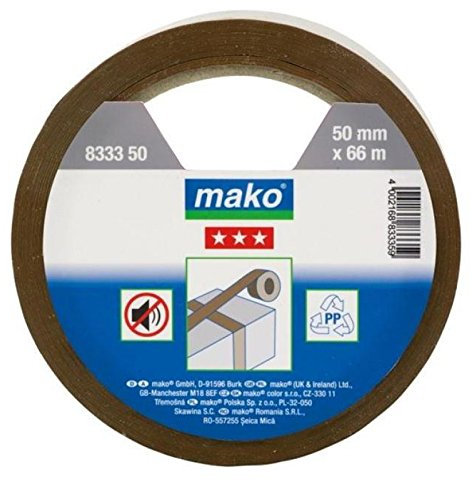 Leises Packband Klebeband Paketband Kleberolle 66m x 50mm low noise