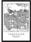 Nacnic Drucken Stadtplan Vancouver skandinavischen Stil in Schwarz und Weiß. A3 Größe Plakat Das bedruckte Papier Keine 250 gr. Gemälde, Drucke und Poster für Wohnzimmer und Schlafzimmer