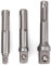 3Pcs / Set Punte da trapano SDS PLUS Convertitore adattatore per viti Viti, 1/4 3/8 1/2 