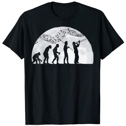 Posaune Spieler Evolution Posaune T-Shirt