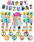 Decorazione Festa di Compleanno Principesse 42 Pezzi Principessa Forniture Per Feste a Tema Principesse Buon Compleanno Striscioni Decorazioni Torta Palloncino Compleanno Decorazioni per Ragazze