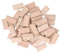 Uadme 50 Stück Holzdübel, Domino Zapfen Buchenholz Dübelstopper, Holzübelstifte für Möbel, Professioneller Schreiner, Heimwerker, Bastelprojekt, Tür, Holzarbeit(6 * 20 * 40MM)…