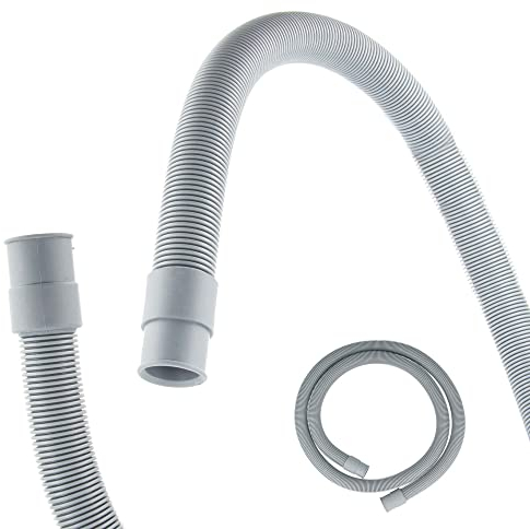 tecuro Spiral Ablaufschlauch 3,00 m x Ø 19/21 mm für Waschmaschine, Spülmaschine - 56630-N