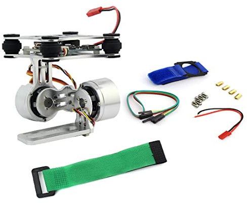 FEICHAO 2-Achsen Gimbal Mount Bürstenloser Motor Direct Drive kompatibel mit GoPro 3 4 5 6 7 8 Action Kamera