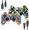 AUFGLO Gaming Controller for P-S3, Wireless Move/Motion Controller Gamepad with Upgraded Joystick Compatible with P-S - 3 (Graffiti + Camouflage)