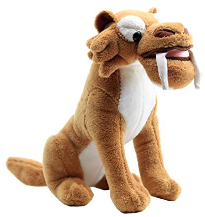 Laruokivi Lustige Nette Tier Puppe Diego Smilodon Gefüllte Plüsch Spielzeug 10'' Geschenk