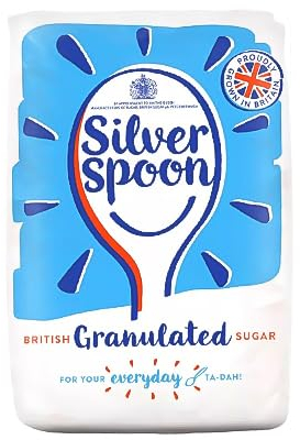 Silver Spoon White Granulated Sugar | Premium British Grown Sugar | 1kg (Pack of 15) - The Sweet Essence of Quality