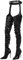 blingqueen Damen Overknees Chap Boots Stiletto Spitze Stiefel Reißverschluss Lederoptik Schwarz 44 EU