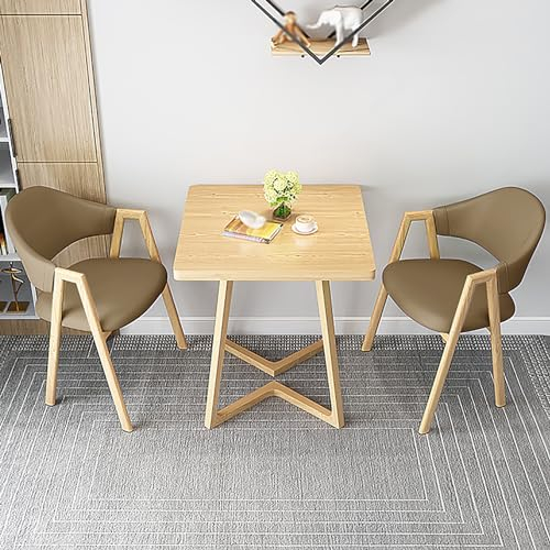 Esstisch Set,Esszimmertisch-Set Für 2 Personen,Küchentisch Und Stühle Für 2 Personen,Esstisch-Set Für Esszimmer,Besprechungstisch Mit Stühlen,Rezeption Tisch Und Stuhl Kombination 60cm ( Size : A4 )