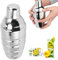Cocktail Shaker Set Cocktail Shaker Bulk Stainless Steel Mixer, Ideal Home Bar Drink Mixer, Bartender Kit, Essential Bar Accessories(500ML)
