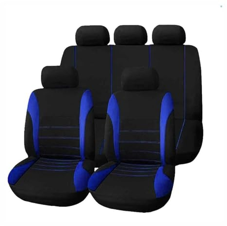 SCiMAX Autositz Sitzbezüge Sitzbezug Für Dacia Für Dokker Für Duster Für Lodgy Für Logan 2 Für Sandero Für Stepway 2 Autositzbezug Autositzbezüge (Farbe : Blau)