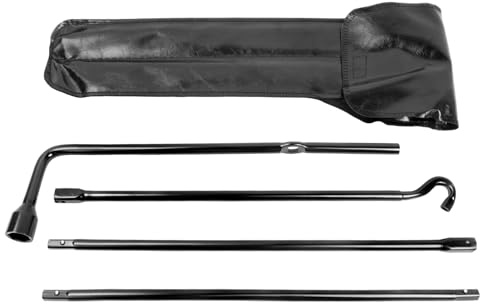 Reeauto Spare Tire Tool Kit with Tire Jack Handle and Wheel Lug Wrench Compatible with 2007-2021 Tundra 2008-2021 Sequoia