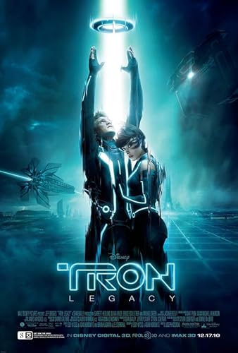 Tron Legacy 1 Poster, A4, Wandkunst, Heimdekoration, Filmposter, Leinwand, Film, Kino, Retro, Vintage, Kult, klassisch, Nostargic, Saga, moderner Nachdruck, wir drucken jedes Poster für Sie, randlos,