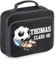 Personalised Football Lunch Box for Kids Boy Girls Footie Custom Name Class Back to School Nursery Bag, 24cm x 20cm x 8cm, Black