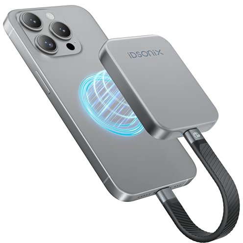 iDsonix 1TB SSD Externo con Cable USB C y magnético, SSD portátil USB 3.2 Gen 2x2 hasta 2000 MB/s, 4K Prores HDR, Unidad de Estado sólido Externo para teléfonos Inteligentes USB C/portátiles/tabletas