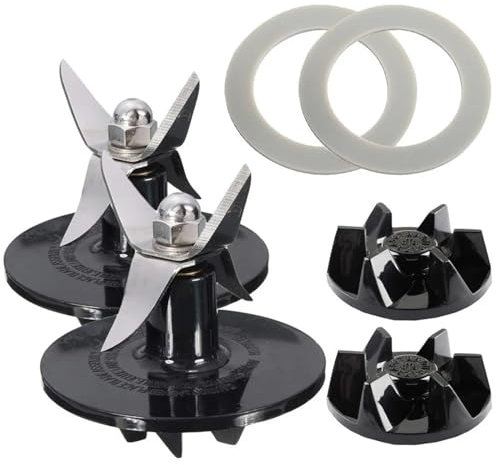 Pexorin 2Pack SPB456-2B Blender Blade with SPB7-20TX Coupling, for Cuisinart Parts BFP-703 FPB-5PC SPB-3 SPB-7 Blender Clutch Blender Replacement Parts Blade