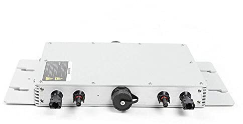 WVC-1200W Onduleur 373,9 x 284,5 x 38 mm 1200 W Micro onduleur Solaire Grid Tie Inverter DC MPPT onduleur pour Balcon avec Surveillance