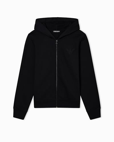 Emporio Armani Damen Terry Hoodie Sweatshirt Kapuzenpullover (1er Pack)