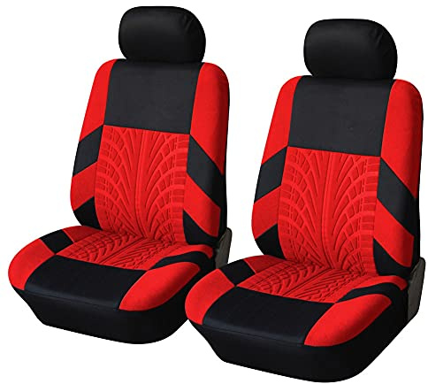 AYBEN Auto-Sitzbezug, für Mini One/Cooper/Cooper S/Clubman Vordersitzbezüge, E Red