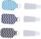 minkissy 6 Stück Handflaschendeckel Seifenspender Pumpe Lotionspender Leere Sprühflaschen Flüssigseifenspender Pipette Flüssiger Handseifenhalter Flasche Mister Sprayer Klares