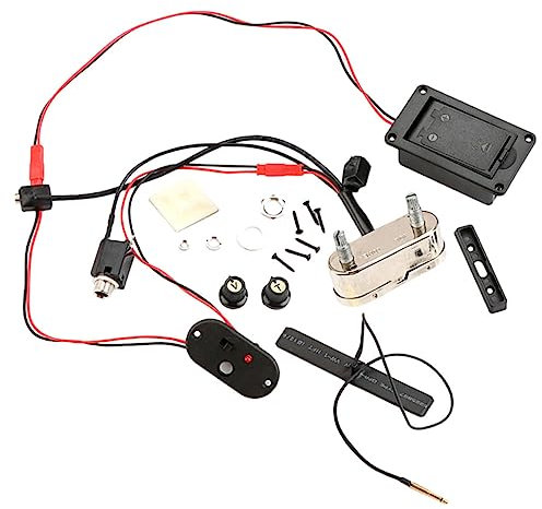 BESTonZON 1satz Cello Pickup Preamp System Mit Eq Für Verbesserte Klangqualität Für Cello-musiker Mit Unabhängigen Mikrofon Und Lautstärkereglern Leise Und Anpassbar