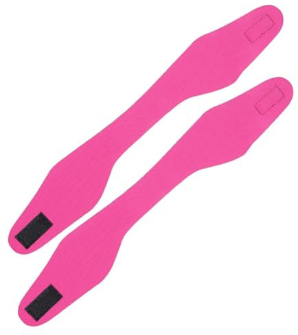 BESPORTBLE 2 Pièces Bandeau De Protection Auditive Étanche Boules Quies D'oreilles De Natation Adultes Bourgeons Ronfler Lunettes De Natation Pince-nez Étanche Prise Rosy Caoutchouc