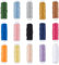 OLYCRAFT 15 colori Filo Da Ricamo In Poliestere per Denim 750 m Filo Da Cucito per Denim Resistente Fili per Jeans con Scatola di carta bianca per Trapuntatura Denims Tagliacuci Cucito