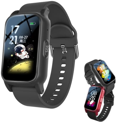 Vcyex Notrufknopf Für Senioren, Notrufknopf, Notfallarmband, Smartwatch Mit Störerkennung, SOS,Tracker, Videoanruf, Sprachanruf, IP67 Wasserdicht. Geeignet Für Ältere Menschen
