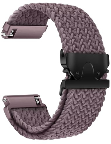 Geflochtenes Armband für Garmin Venu 4 45mm/3/2/Forerunner 255 265/Vivoactive 4, Uhrenarmband 22mm Nylon Band für Samsung Galaxy Watch 3 45mm/Gear S3/Galaxy 46mm, für Amazfit Balance/GTR 3 /GTR 3 PRO