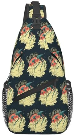 War of the Worlds Brusttasche für Herren, Umhängetasche, Rucksack, Brusttasche, Reisen, Wandern, Tagesrucksack, Schultertasche