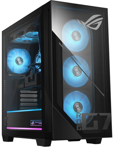 ASUS ROG G700 Gaming Desktop PC - Intel Core Ultra 9 285K Processor, 8TB NVMe SSD, 64GB RAM, NVIDIA GeForce RTX 5070 12GB, Liquid Cooling, RGB Lighting, Backlight Keyboard & Mouse, Windows 11 Home