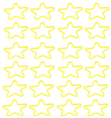 ERINGOGO 50pcs Star Shaped Elastic Bands Trick Rubber Bands Props for Stage Performance and Halloween Party Gimmick Accessories
