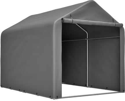 Fahrradgarage Wetterfest 160×220×165cm für 2-4 Fahrräder,Schneeschutz Motorradgarage mit UV-Beständig und Wasserdicht,Fahrrad Lagerzelt mit Outdoor-Schuppen für E-Bike,Ideal für Garten, Terrasse，Hof