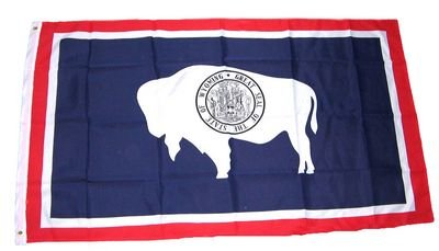 Fahne / Flagge USA Wyoming NEU 90 x 150 cm Flaggen