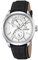Festina Uhr Für Herren F16573/1 Correa Clasico Silber Edelstahl Case SchwarzLeder Band