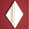 Super Cool Creations Spiegel in Diamantform, 35 x 18 cm