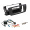 Einbauset: Autoradio 2-DIN Radioblende+ Fach nitschwarz + Quadlock - ISO Radio Adapter Adapterkabel mit Fakra Phantomeinspeisung+ Antennenadapter für Seat Ibiza ab 06/2008